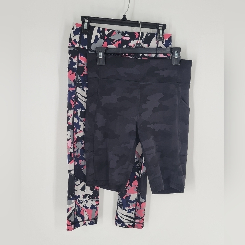 Lululemon yoga pants bike shorts Size 6 (set of 2)